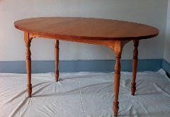 oval extension table